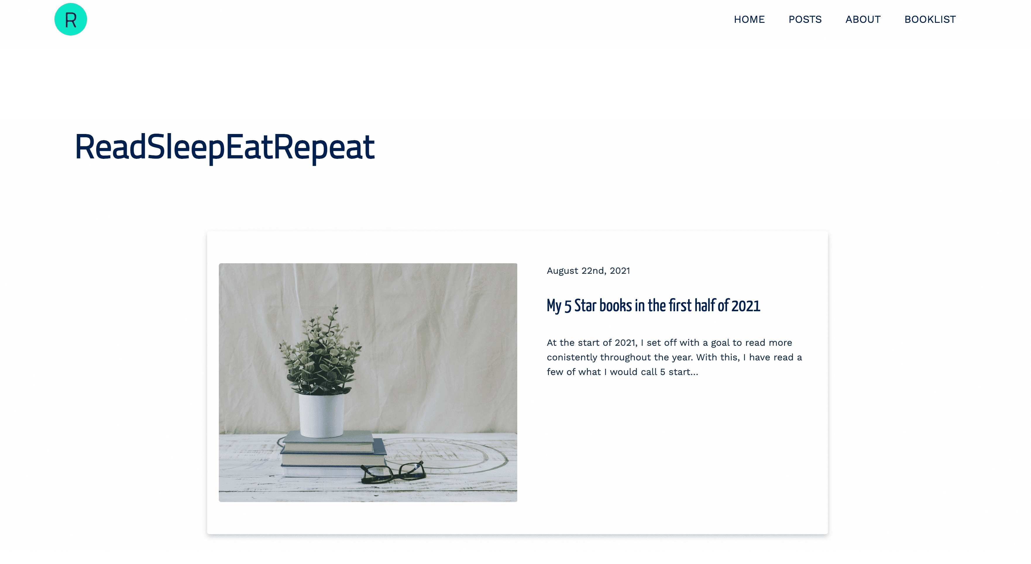 Read Sleep Eat Repeat website